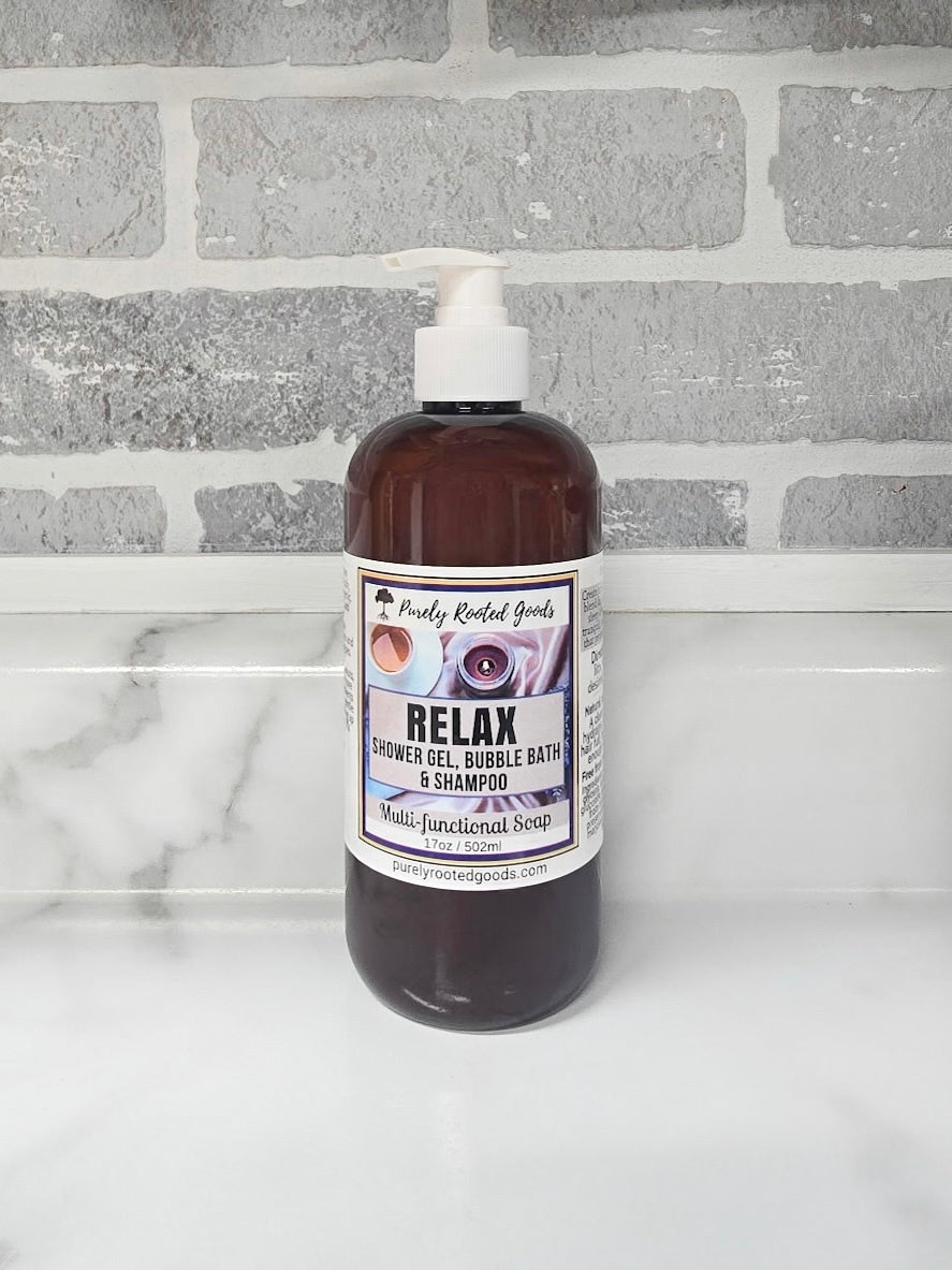 Shampoo, Shower Gel, Bubble Bath (3 in 1) - Multi Functional Soap