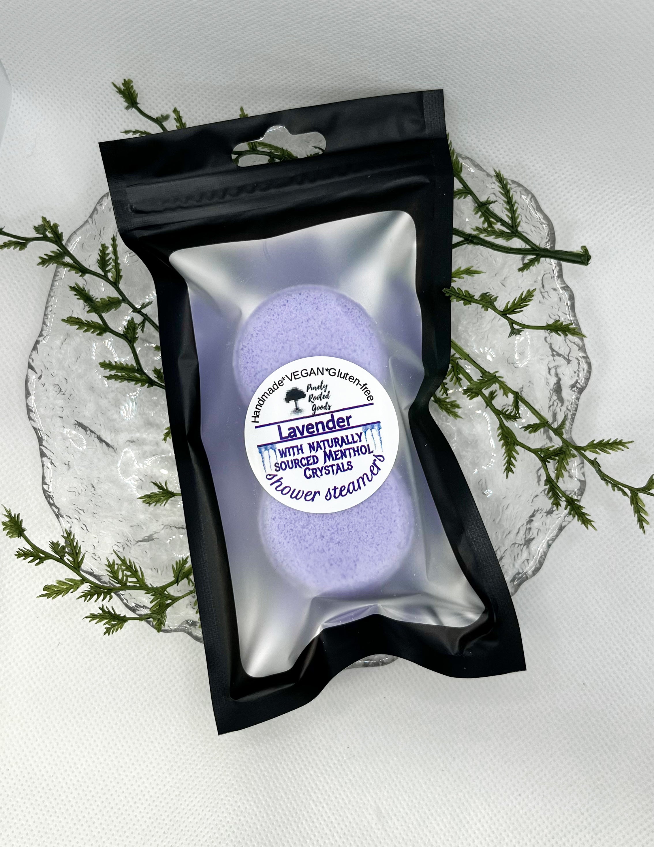 Lavender Menthol Shower Steamer (2 pack)