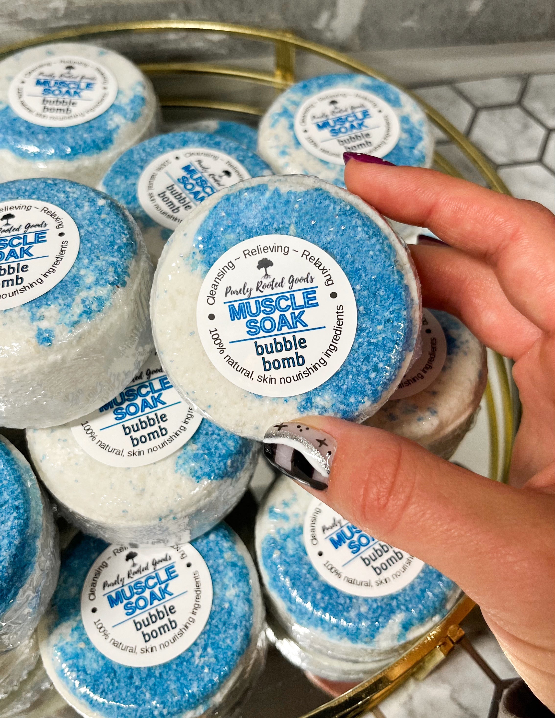Muscle Soak Bubble Bomb