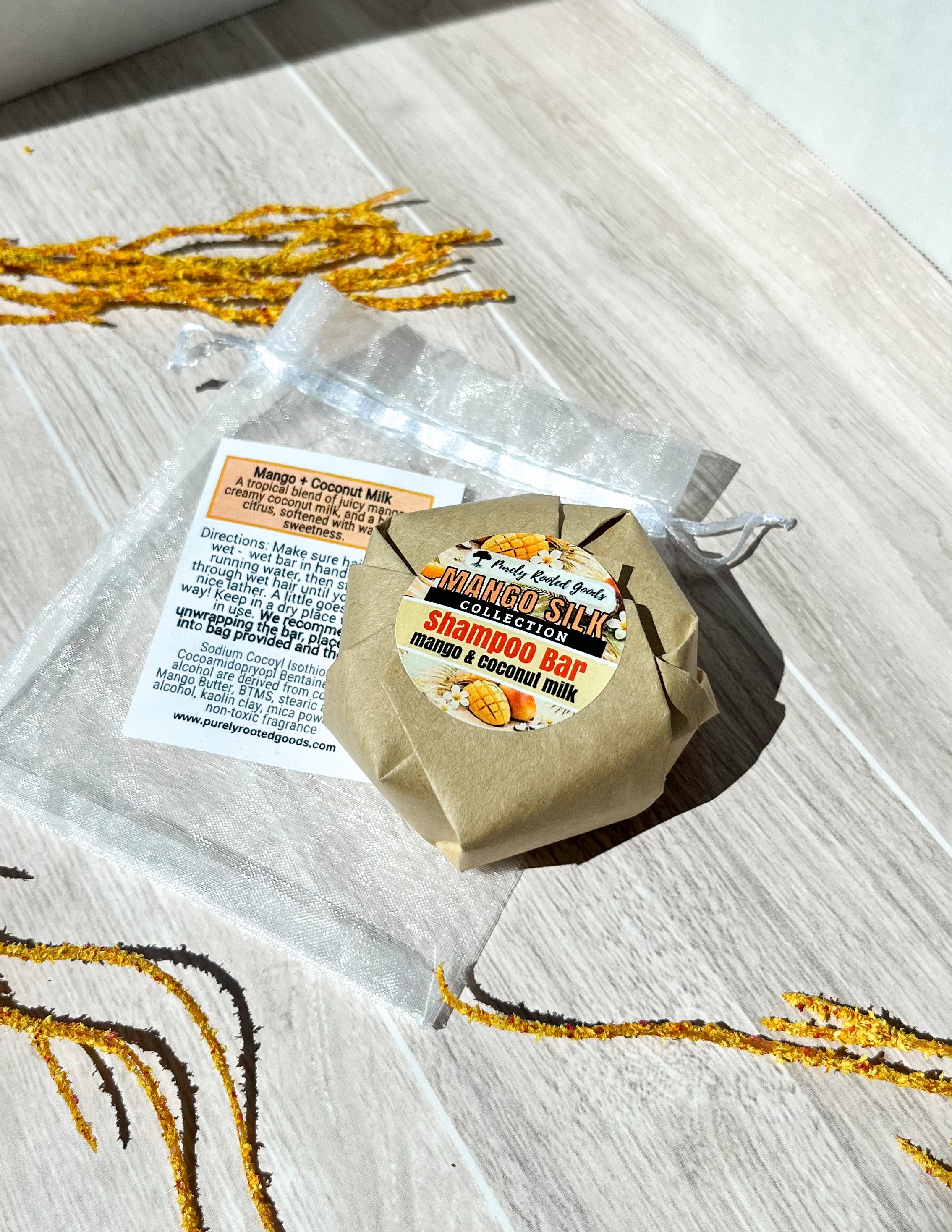 Mango Silk Shampoo Bar | Mango Butter Super Moisture