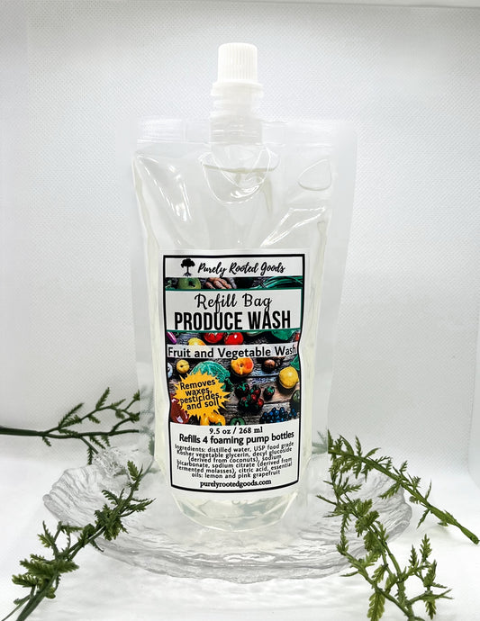 Foaming Produce Wash Refill Bag