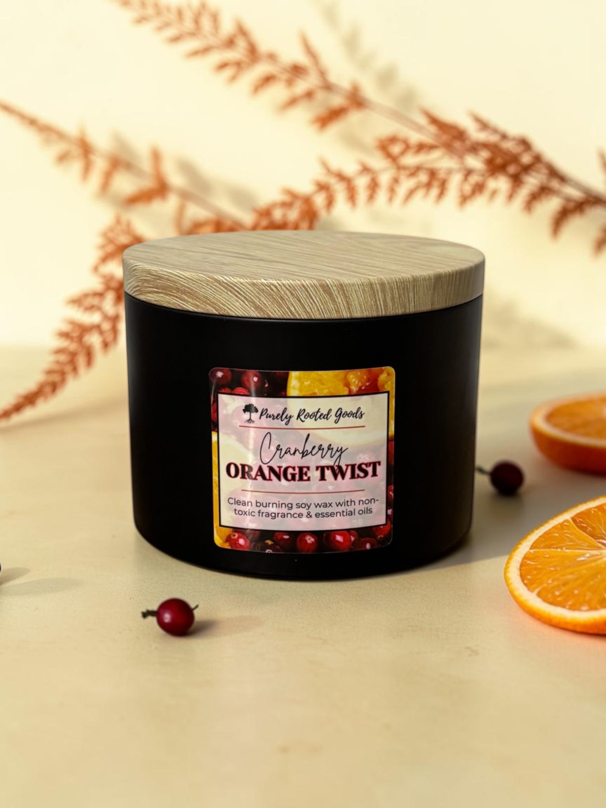 Cranberry Orange Twist Candle