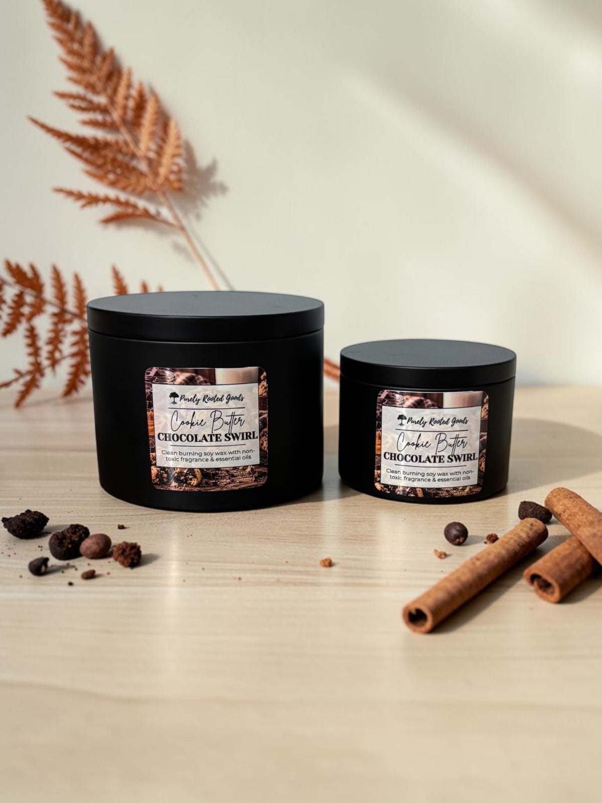 Cookie Butter Chocolate Swirl Candle
