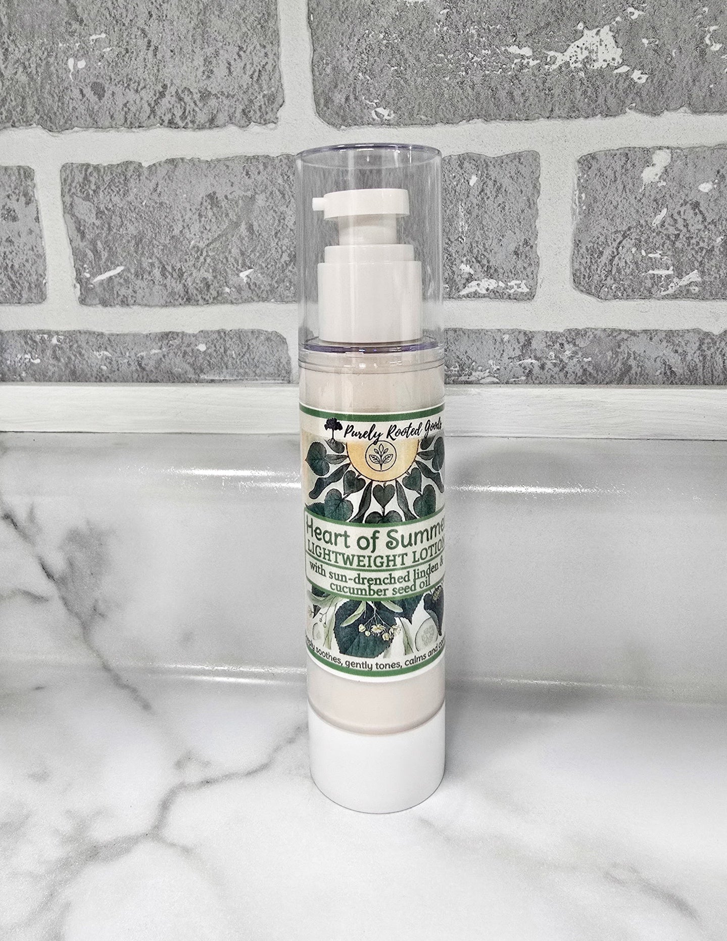 Heart of Summer Lightweight Lotion | Linden & Cucumber Botanical Moisturizer
