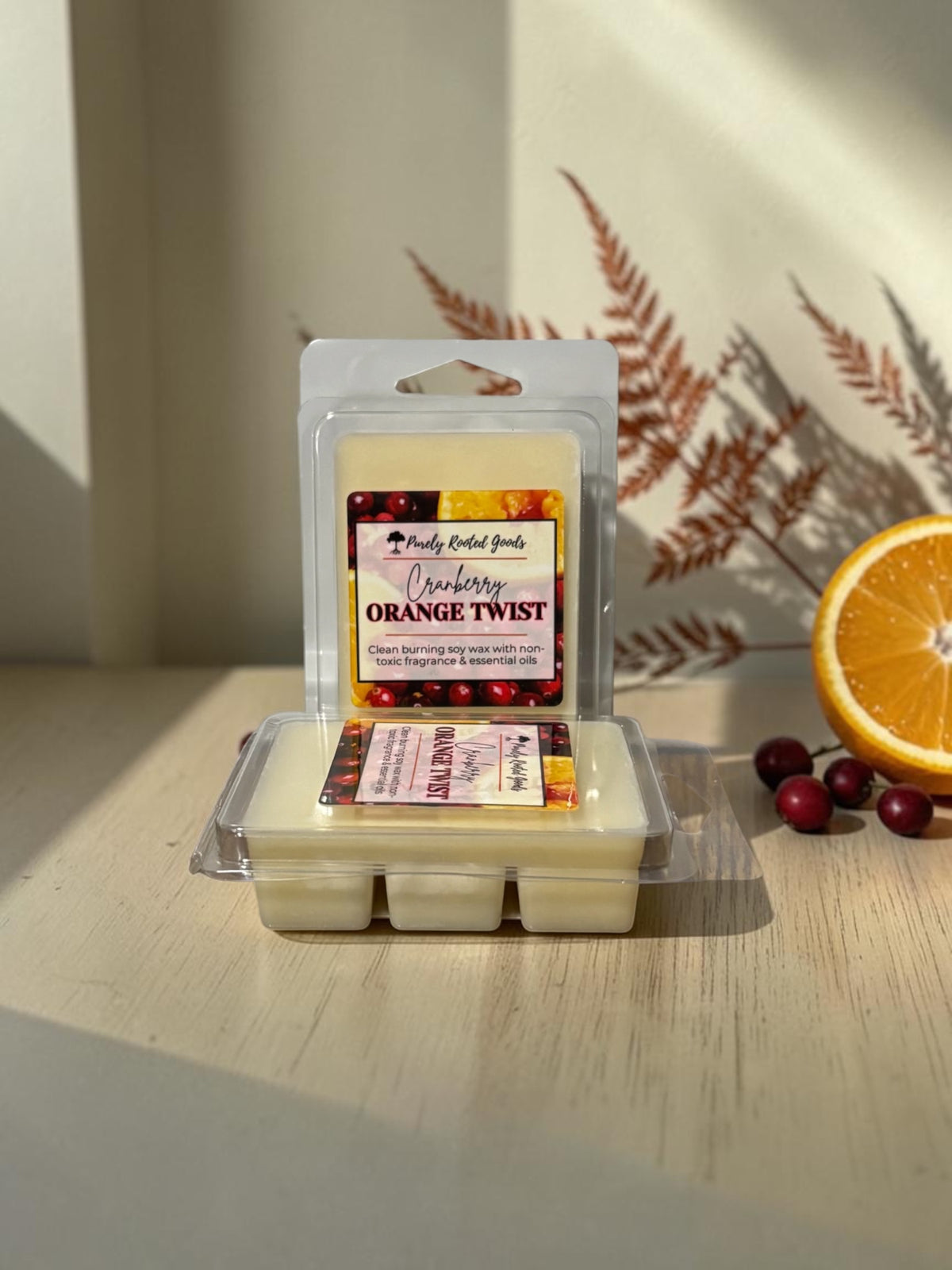 Cranberry Orange Twist Wax Melt