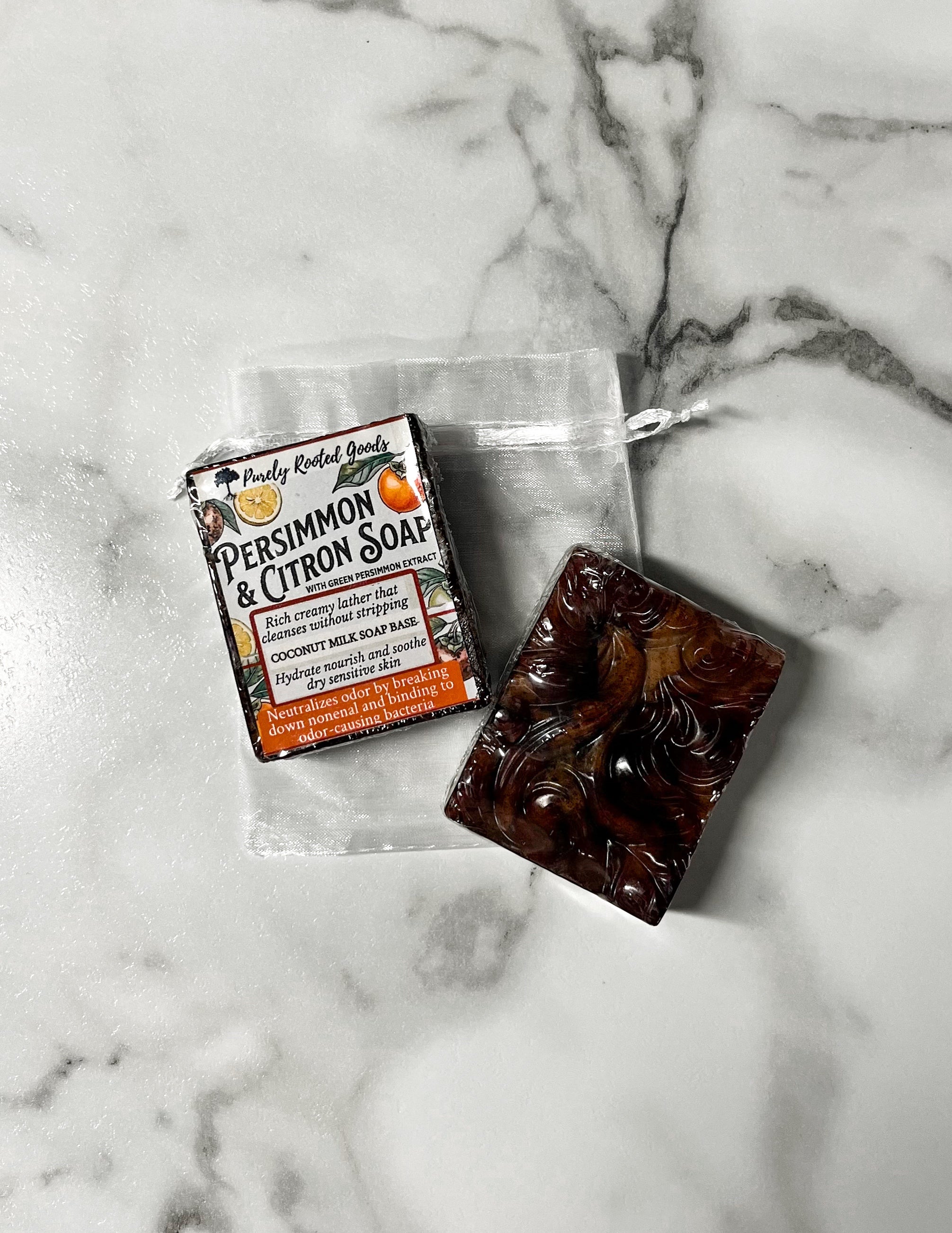Persimmon & Citron Soap | Natural Deodorizing Soap