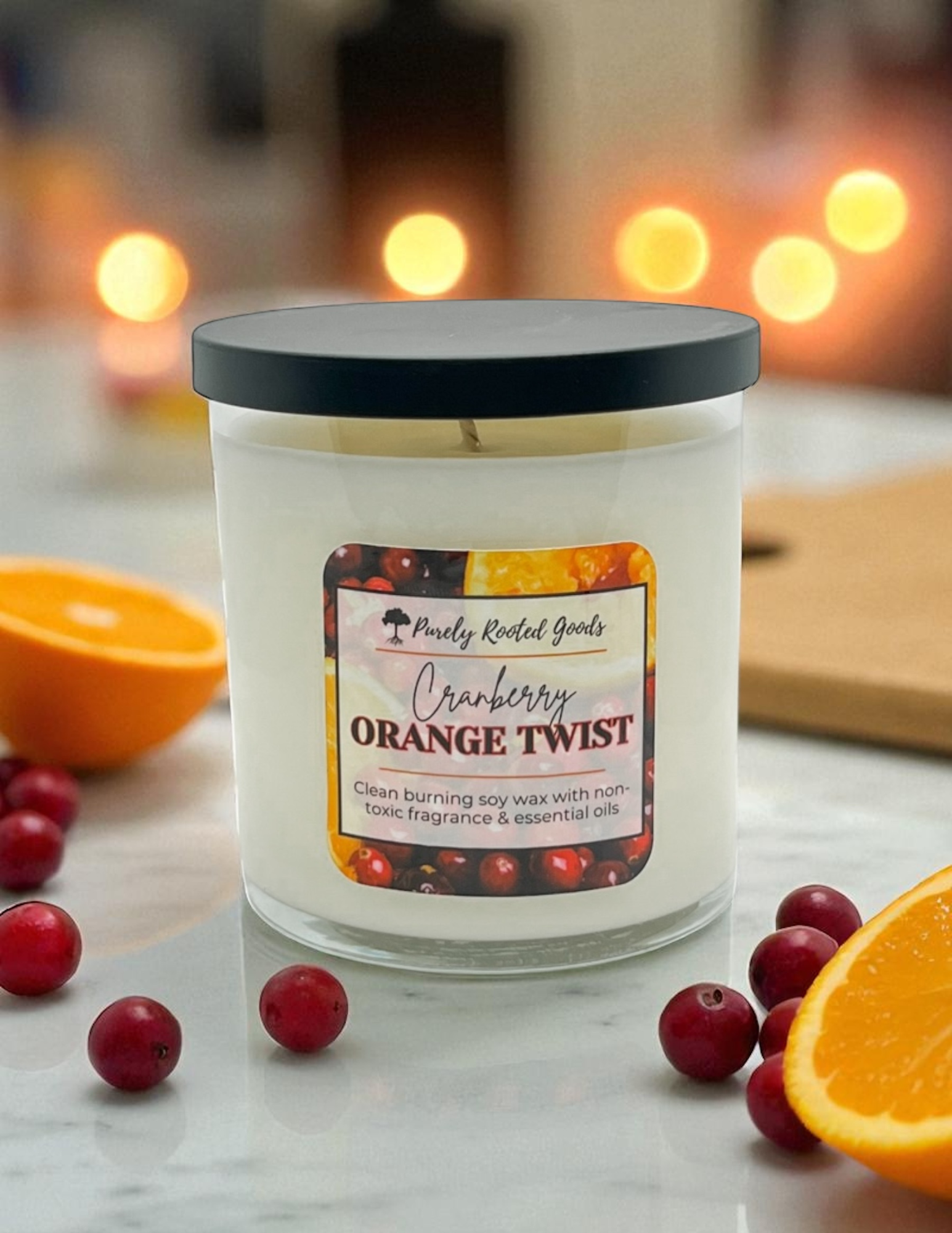 Cranberry Orange Twist Candle