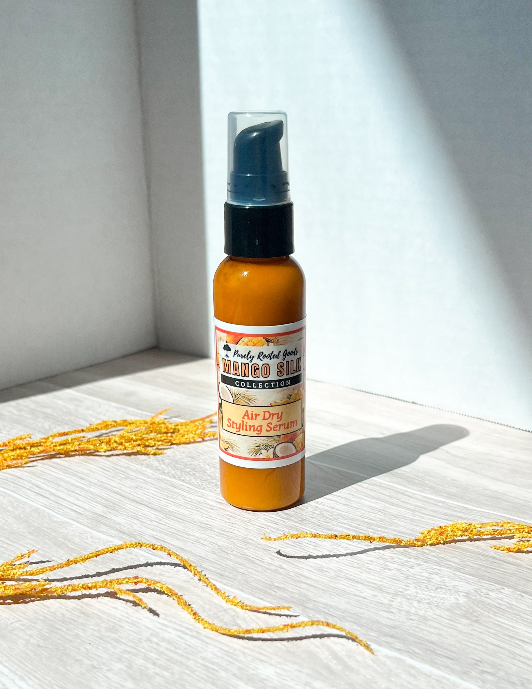 Mango Silk Air Dry Styling Serum | Soft Hold Mango Butter Styler