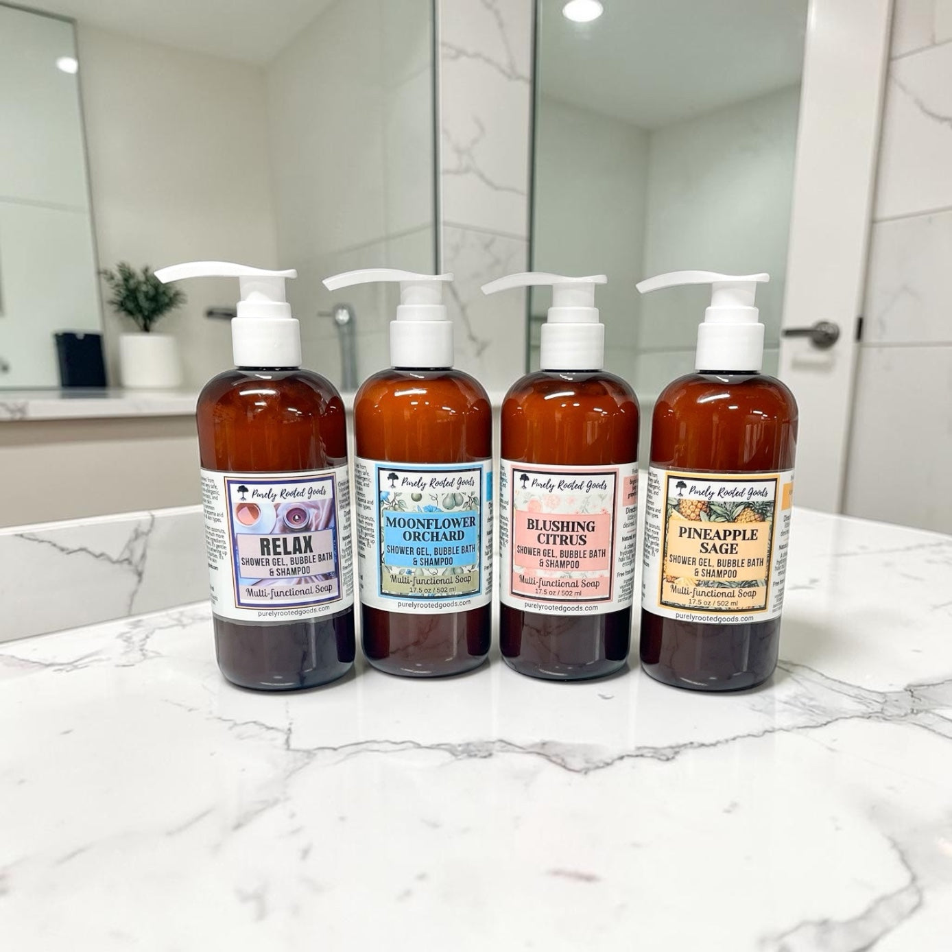 Shampoo, Shower Gel, Bubble Bath (3 in 1) - MultiFunctional Soap