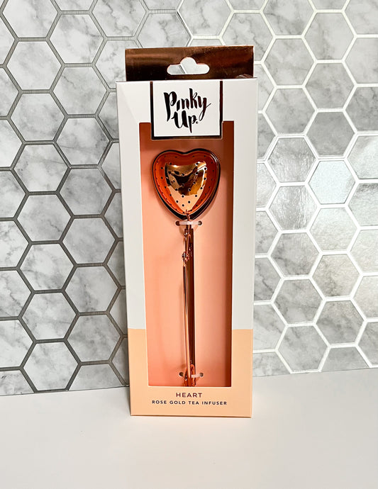 Rose Gold Heart Tea Infuser