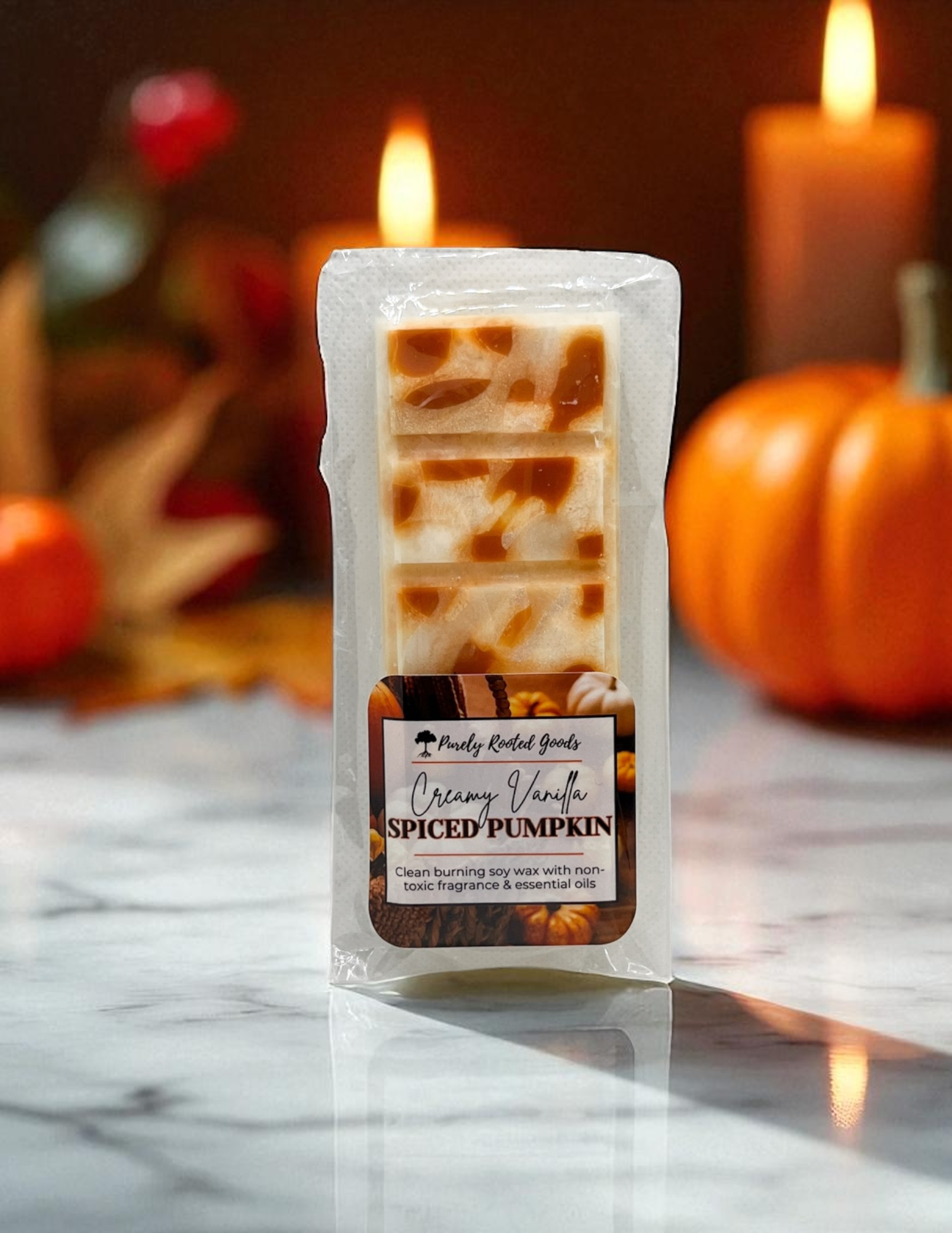 Creamy Vanilla Spiced Pumpkin Wax Melt