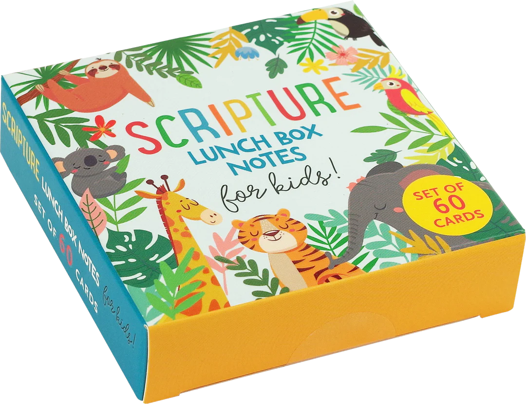 Scripture Lunch Box Notes for Kids! (Set of 60 Cards)