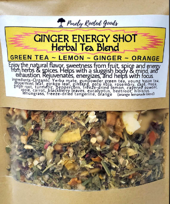 Ginger Energy Shot Tea Blend