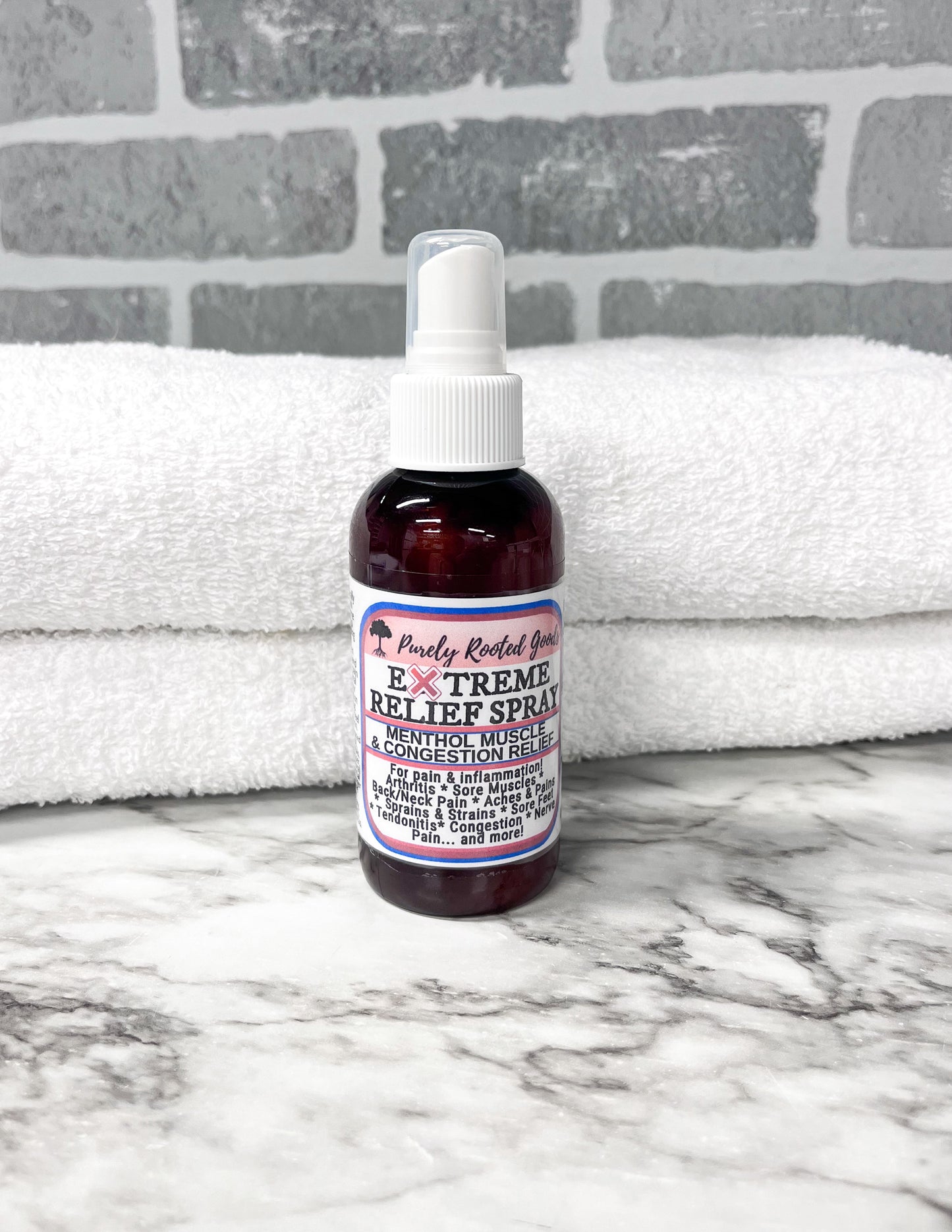Extreme Muscle Relief Spray with Menthol/Cayenne Extract/MSM Powder