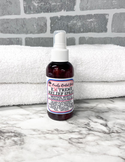 Extreme Muscle Relief Spray with Menthol/Cayenne Extract/MSM Powder