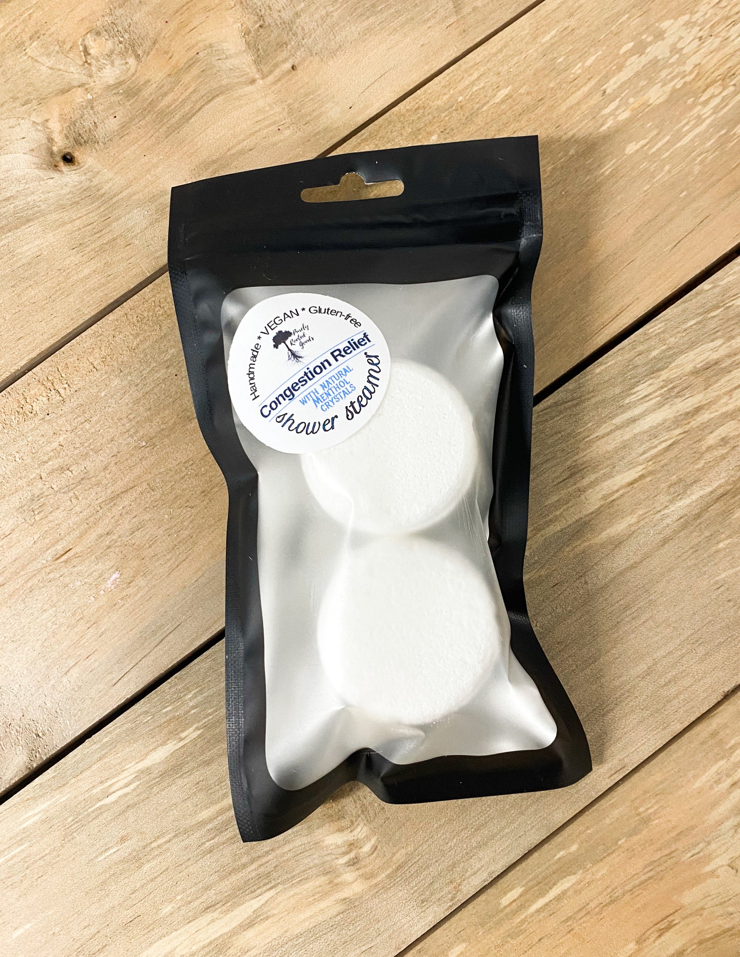 Menthol Congestion Relief Shower Steamer (2 pack)