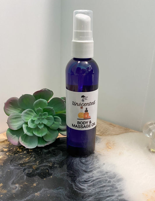 Unscented Body & Massage Oil